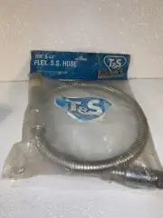 NEW SEALED T&S Flex SS Stainless Steel Hose DIM B-44