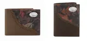 ZEP-PRO Genuine Leather CAMO LARGE MOUTH BASS Wallet Billfold Bi-fold Tri-fold