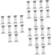 SAFIGLE 30 Pcs Spring Bobblehead Dashboard Toy Bases Shaking Doll Bases Dashboard Dancing Shaking Head Doll Base Shaking Head Base Car Playset Car Bling Accessories Shake Your Head Suite