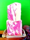 PINK HIMALAYAN SALT SOAP (TWO LARGE 6 OZ. BARS) * ALL NATURAL*ANTIBACTERIAL*NEW