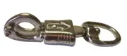 Panic Snap Hook Quick Release Locking Clip Nickel Plated 25mm Swivel Eye