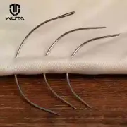 WUTA 30pcs Leather Curved Needles Practical Big Eyes Repair Hand Sewing Needles