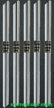 TRUE TEMPER Dynamic Gold Steel Iron Shafts .370 Tip Stiff Flex S300 130g Set 5