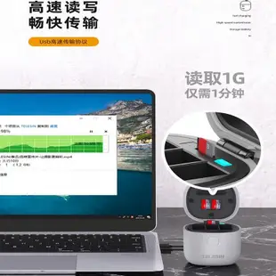telesin gopro 充電盒 收納盒 兼讀卡機 11109充電座  allin boxLT8