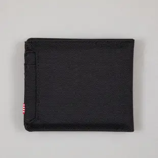 Herschel Andy Bi-Fold 黑色 全黑 RFID 防盜 帆布 皮夾 短夾 男生 二合一 卡套 錢包