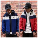 【NEW START精品服飾-員林】TOMMY HILFIGER 三色拼接 撞色 雙拉鍊 鋪棉 連帽外套 厚外套 防風