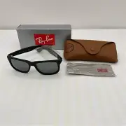 Ray-Ban Justin Matte Black Gradient 622/6G 145mm Sunglasses RB4165 NIB