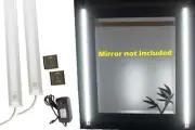 Makeup Mirror LED LIGHT for Vanity mirror Side light + Touch Switch + UL POWER