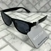 NWT West Loop Kids Sunglasses BILL BLK FWG Black Frame 100% UVA-UVB