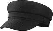 [UTOWO] Linen Sailor Captain Caps Fiddle Skippers Breton Cap Newsboy