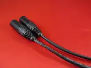 20 ft PRO Audio CAT 6 Ethernet Black Cable w/Neutrik EtherCon RJ45 plugs.
