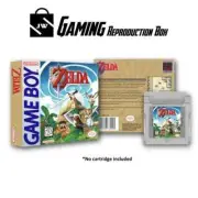 The Legend of Zelda: Link's Awakening Custom Box & Label Japanese Inspired GB