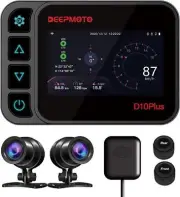 Motorcycle Dash Cam 1080P Dual HD Camera Front and Rear View, IP67 Waterproof 15