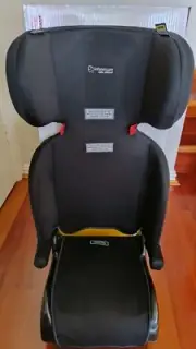 Opened As New InfaSecure Versatile Folding Booster Seat Black Foldaway 4 To 8