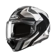 F100 Bios Grey Silver Modular Helmet