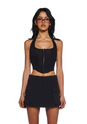 What I Like Corset Halter Top