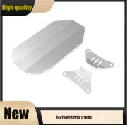 Stainless Chassis Armor Axle Protector Skid Plate for TAMIYA TT02 1/10 RC HAU