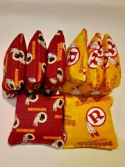 8 Cornhole Bag Set Corn Hole Toss Washington Redskins RY