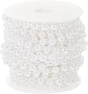 [IWOWHERO] 1 Roll Beaded String of Pearl Beads for DIY Crafts Wedding Decorations and Curtain Accessories for Home and Tailor Shop Use
