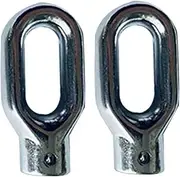 Retractable Awning Crank Hook 2Pcs 1:7 Aluminium Alloy Patio Awning Parts Replacement Weather Resistant Minimalist Accessories Eye for Drive Worm Gear-