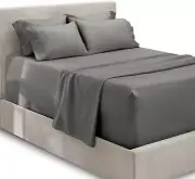 Hearth & Harbor Extra Deep Pocket King Size Sheets Sets - Fits Mattress 18-24 In