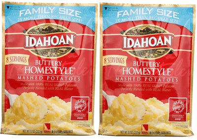 Idahoan Family Sized Mashed Potatoes Buttery Homestyle 2 Pack