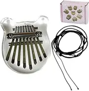 8 Key Mini Wood Kalimba Exquisite Finger Musical Accessories Marimba Pendant Good Gift Piano Thumb L9Q7