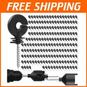 High-Quality 200 Pcs Electric Fence Screw-in Insulators & Tool for Animal Care