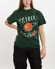 Vintage 90s NBA Seattle Sonics Tee M