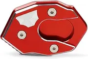 Lift Stand Motorcycle Wheel Stand Fit For KAWASAKI ZX6R ZX10R Z1000/SX Z800 Z900 Z650 Z750 Fit For NINJA1000 650R Kickstand Foot Side Stand Extension Pad(Red)