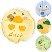 4Pcs Reusable Button Press Hand Warmers Mixed Style Heating Packs for Winter Comfortable Soft Material Present for Family Friends