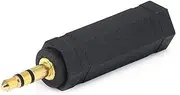 Monoprice 3.5mm TRS Stereo Plug to 1/4in (6.35mm) TRS Stereo Jack Adapter, Gold Plated