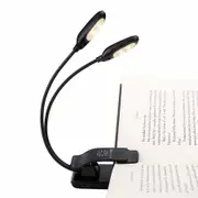 Double LED book light Warm & White