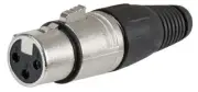 CONNECTOR 3 POLE XLR SOCKET 3APF/M - FC6140