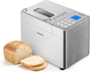 CUCKOO Bread Maker Machine with 15 Menu Options + 3 Crust Stainless Steel