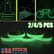 5x Glow-in-the-dark Tape Long-lasting Bright Fluorescent Glow-in Tape Waterproof