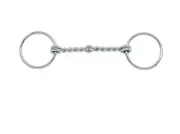 Mule horse Twisted Wire Snaffle Bit S steel 6" Tack