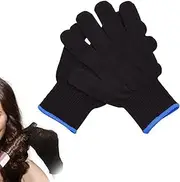 Heat Resistant Gloves for Hair Styling, 2PCS Professional Heat Proof Mitts for Curling, Heat Protection Mitts for, Flat Iron and Curling Wand Suitable, Fit Unisex Hand Sizes