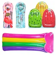 Children Inflatable Surfboard Float Row Water With Handle Floating Bed Water Toy
