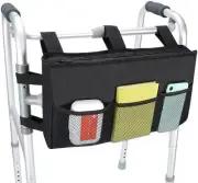 supregear Walker Bag, Durable Folding Rollator Walker Accessories Pouch Tote ...