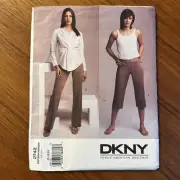 NEW VOGUE AMERICAN DESIGNER #2742 DKNY LADIES SHIRT & PANTS PATTERN 12-16 FF