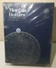 Whitman Blue Coin Folder 9085 Morgan Dollars # 4 Plain Folder Album / Book