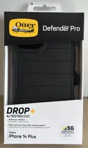 NEW OtterBox Defender Series Pro Case Apple iPhone 14 Plus + Black 77-88670