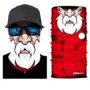BIKER CODE - MOTORCYCLE FACE MASK - BIKIE RED (Motorcycle, Outdoors, Fishing)