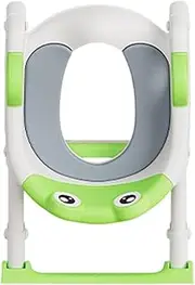 Toilet Seat for Toddler, Potty Training Toilet Seat with Step Stool Ladder, Safe Potty Adjustable Height, Foldable Toilet Easy to Clean for Toddler Boys Girls