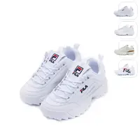 在飛比找蝦皮商城優惠-【FILA】中性 DISRUPTOR 2 運動鞋-白 4-C