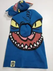 Kids How To Train Your Dragon Cap Ski Mask Beanie and Gloves Set Head Face c34
