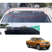 Front Gap Roof Spoiler LEDs Matte Black Fits Nissan NP300 Navara D23 2015 - 2017 (for: Nissan)