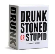 DRUNK STONED OR STUPID Game Party Card Games Cards