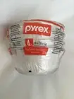 Pyrex 4 piece 10oz Custard Cups Ramekins Bowls BIG Muffins microwave safe NEW